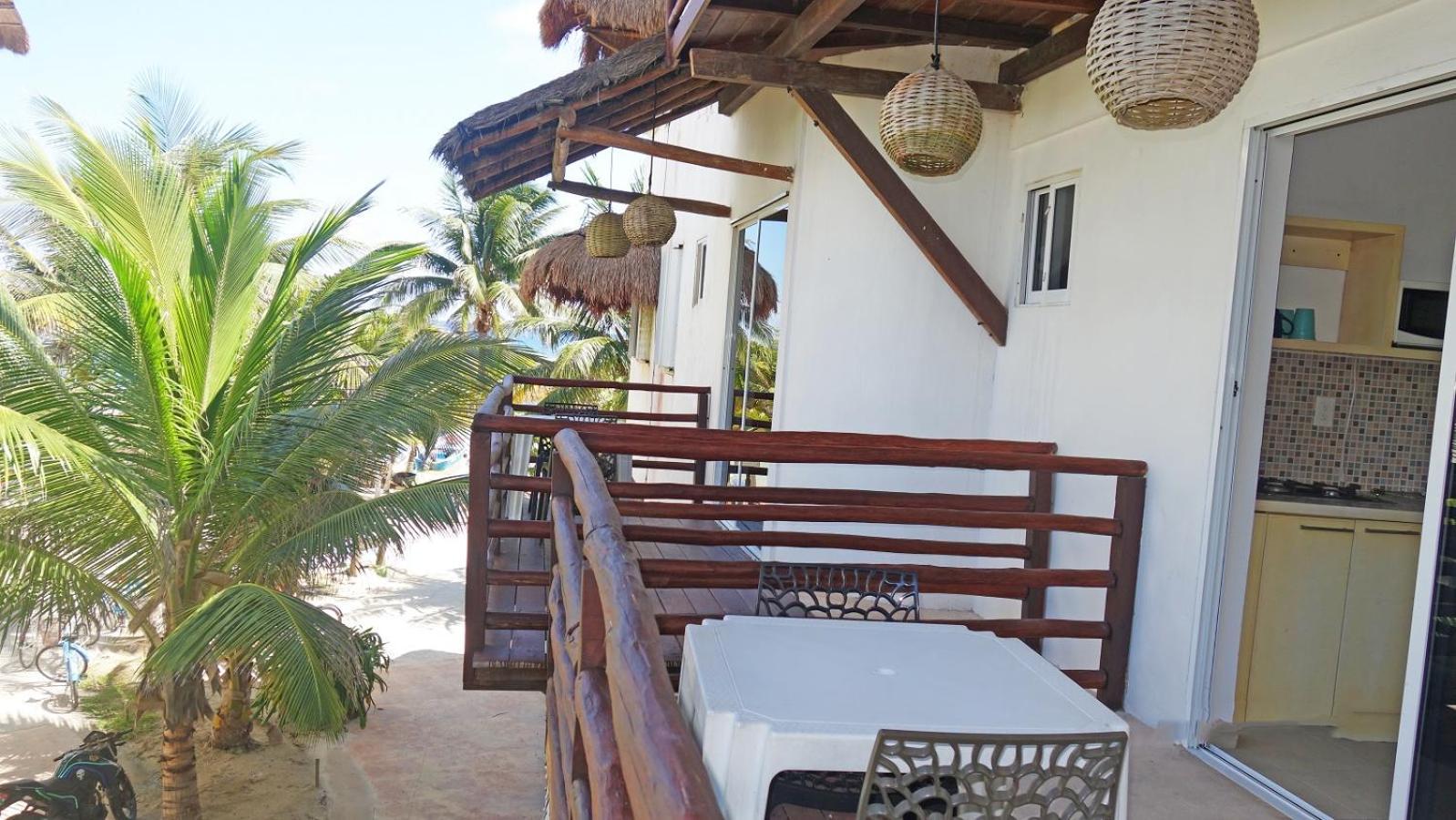 El Fuerte Beach Apartments Mahahual Exterior photo