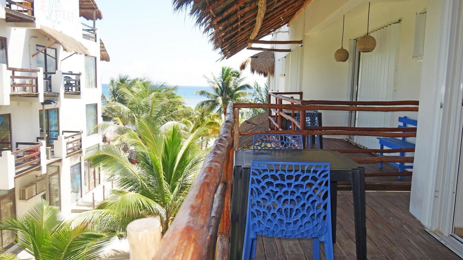 El Fuerte Beach Apartments Mahahual Room photo